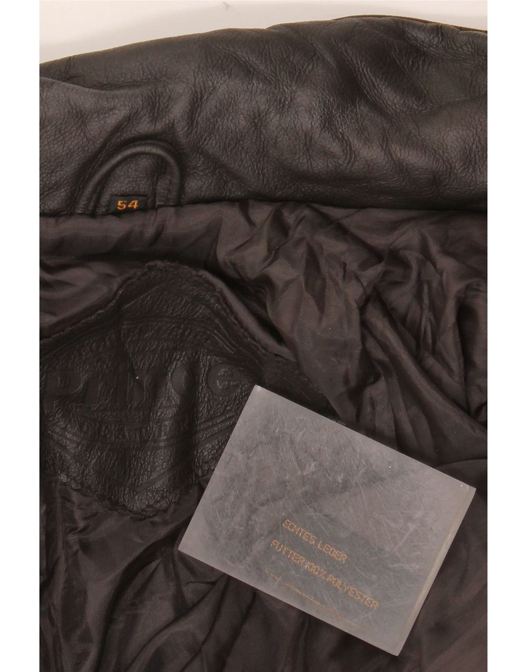 Męska kamizelka skórzana PRINCE IT 54 2XL Czarna skóra