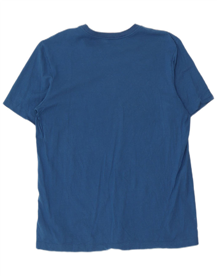 T-shirt męski Nike, bawełniany, średni niebieski