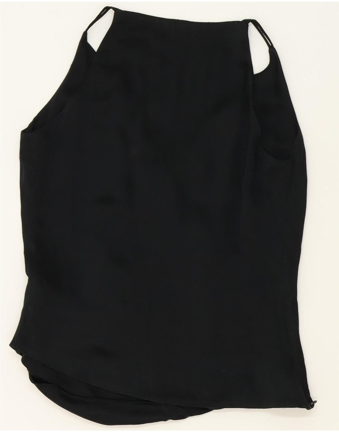 ERREUNO Womens Sleeveless Blouse Top IT 42 Medium Black Acrylic Vintage Erreuno and Second-Hand Erreuno from Messina Hembry 