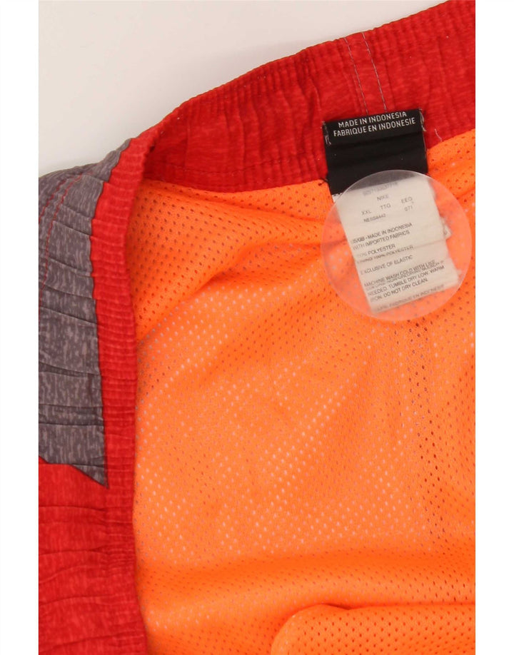 Męskie spodenki kąpielowe Nike 2XL, wielokolorowy poliester z blokami kolorów