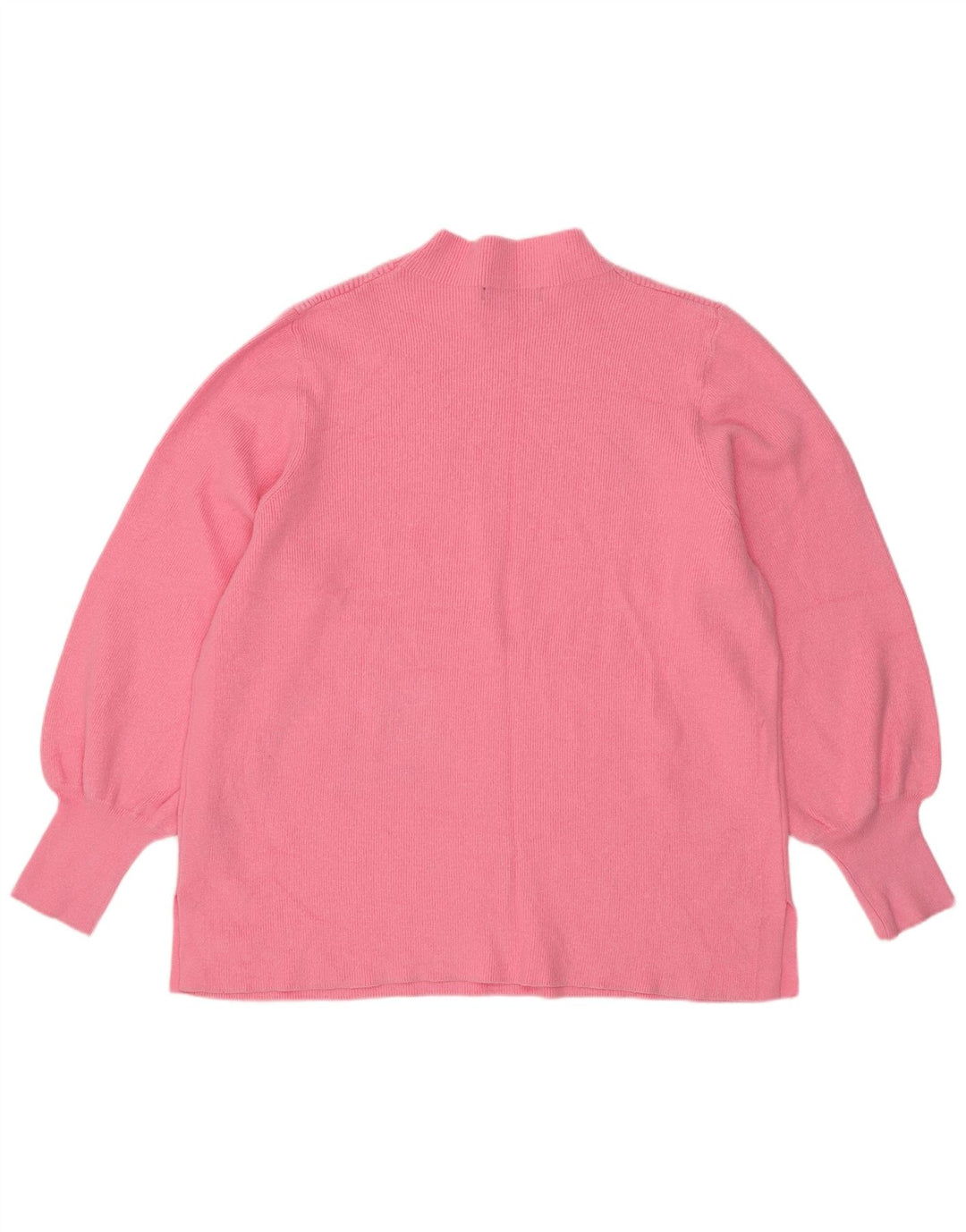 Marks & Spencer Damski sweter z golfem UK 16, duży, różowy, wiskoza