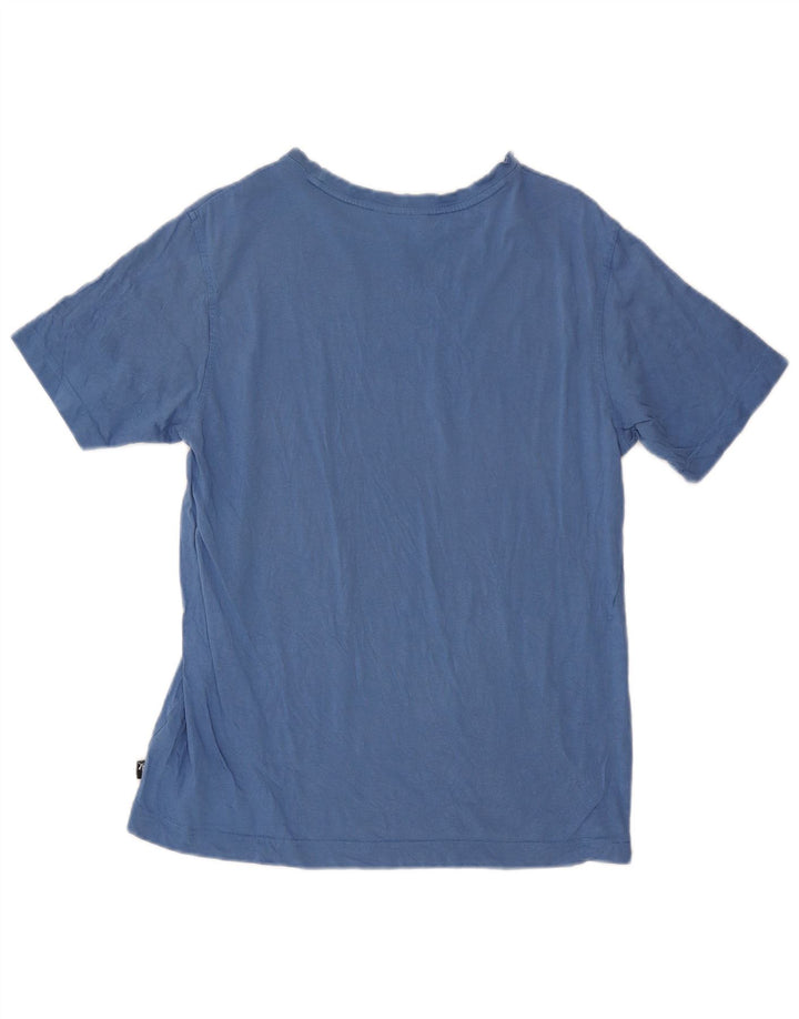 Męski T-shirt z grafiką Puma, średni niebieski