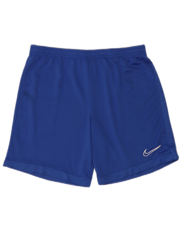 Męskie spodenki sportowe Nike Dri Fit, duże, niebieskie, z poliestru