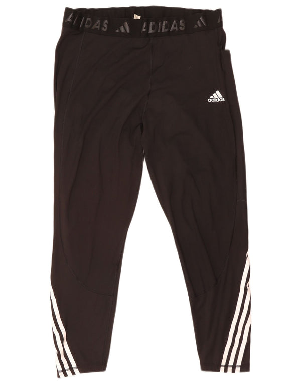 Damskie legginsy Nike Graphic UK 24/26 2XL Czarna bawełna