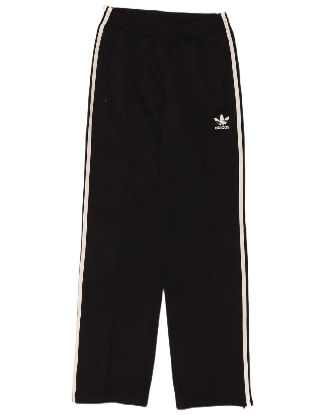 Damskie spodnie dresowe Adidas UK 10, małe, czarne, poliestrowe