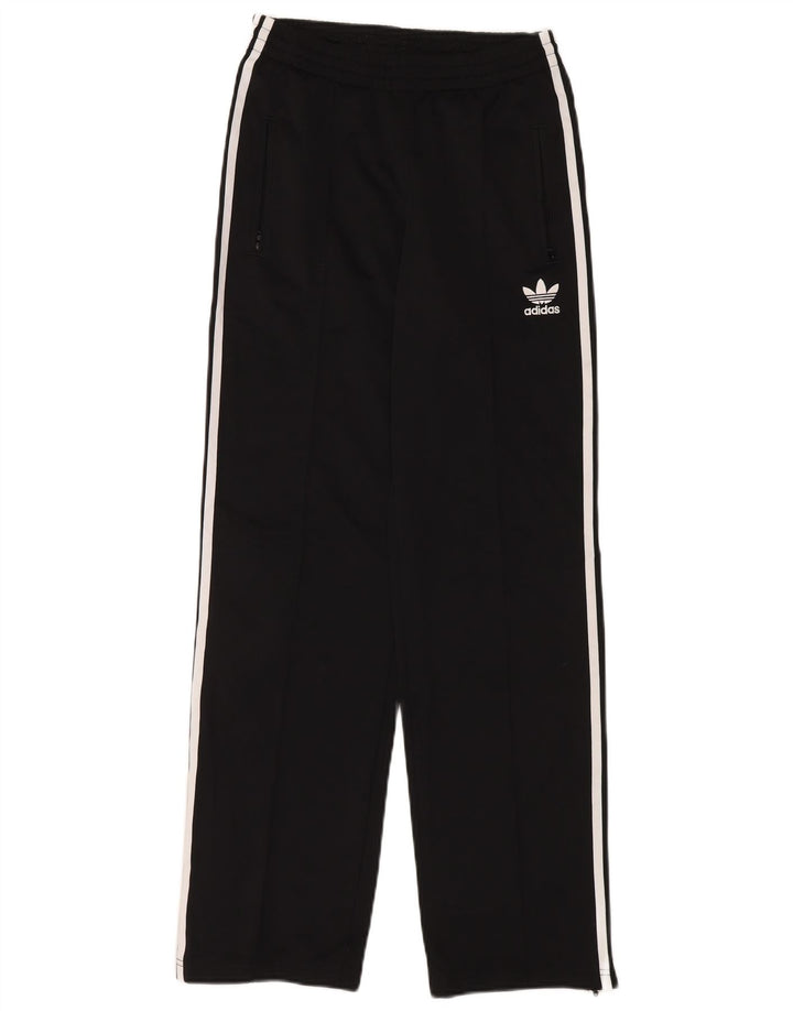 Damskie spodnie dresowe Adidas UK 10, małe, czarne, poliestrowe