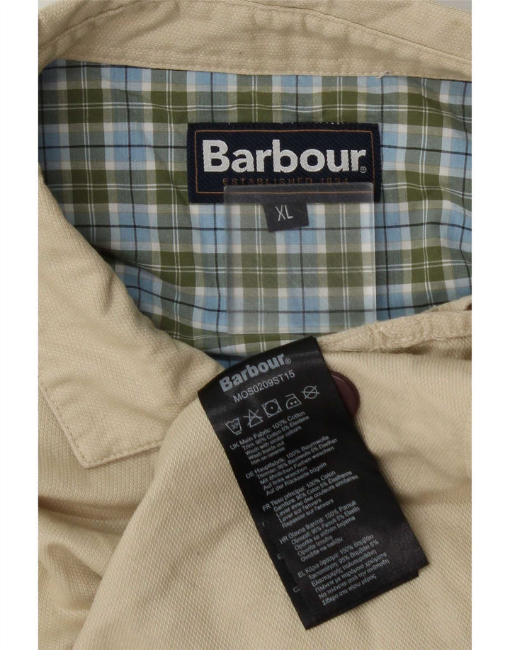 Kurtka męska Barbour UK 42 XL, beżowa, bawełniana