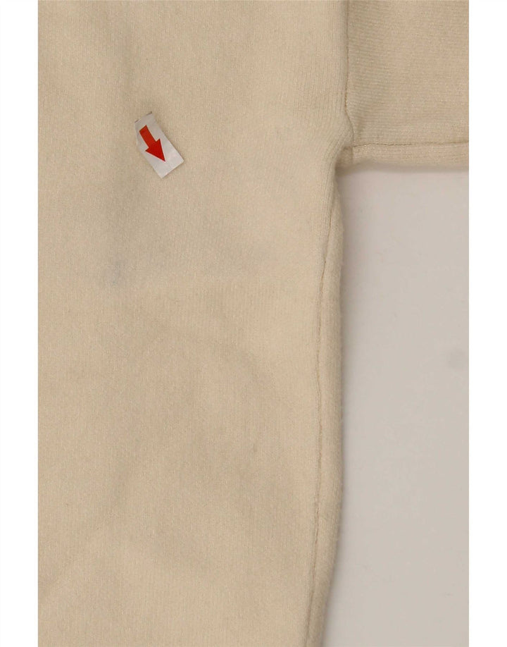 Damski sweter oversize Massimo Dutti UK 10, mały, w kolorze złamanej bieli