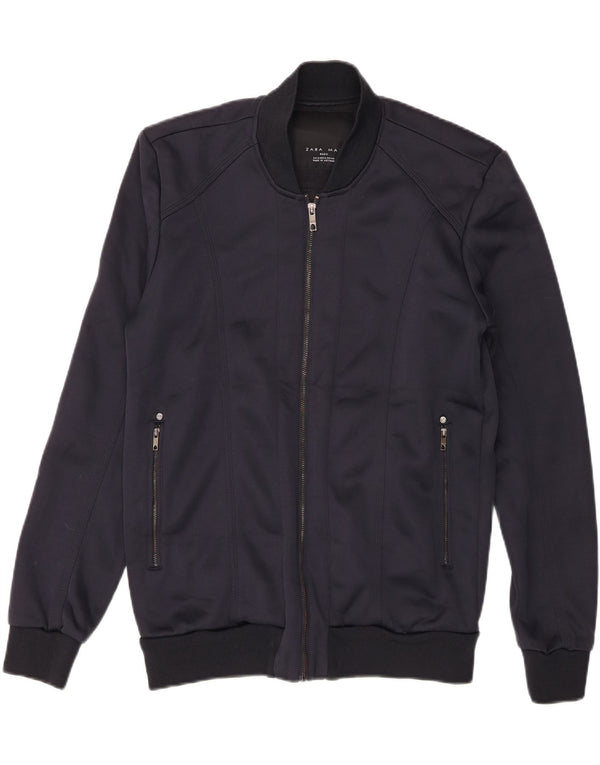 Męska kurtka bomberka Zara UK 42 XL granatowa