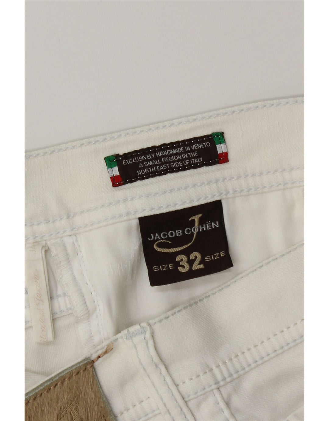 Męskie spodenki jeansowe Jacob Cohen W32 Medium White Linen