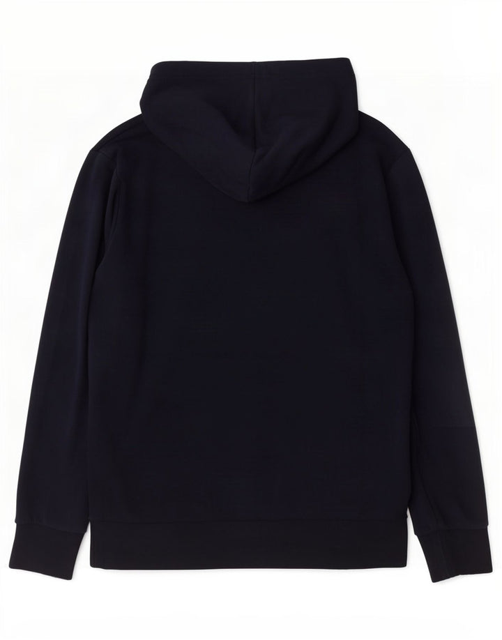 Męska bluza z kapturem Adidas Graphic, średnia, granatowa, bawełniana