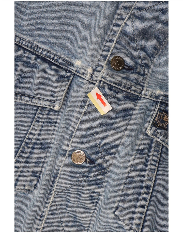 Męska kurtka dżinsowa AMERICANINO UK 42 XL, niebieska, bawełniana