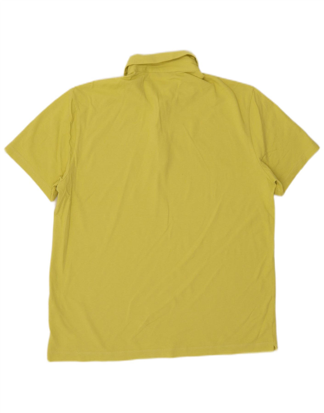 Męska koszulka polo Massimo Dutti, duża, żółta, bawełniana