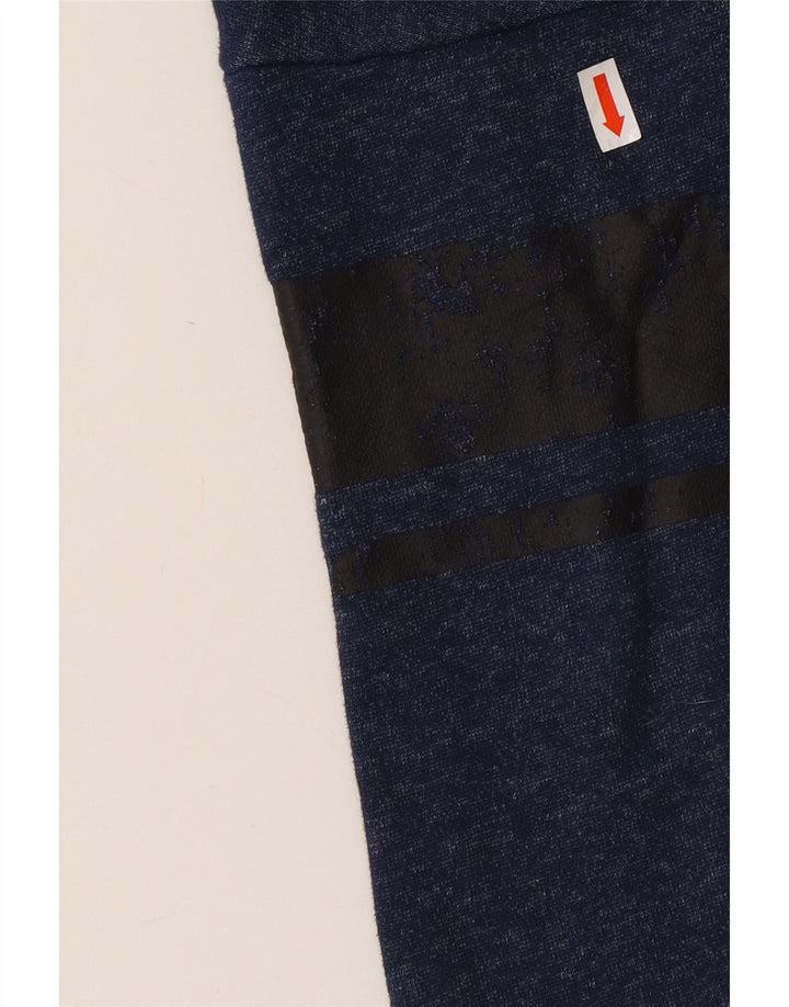 Damski sweter oversize z kapturem PUMA UK 12, średni granatowy nakrapiany