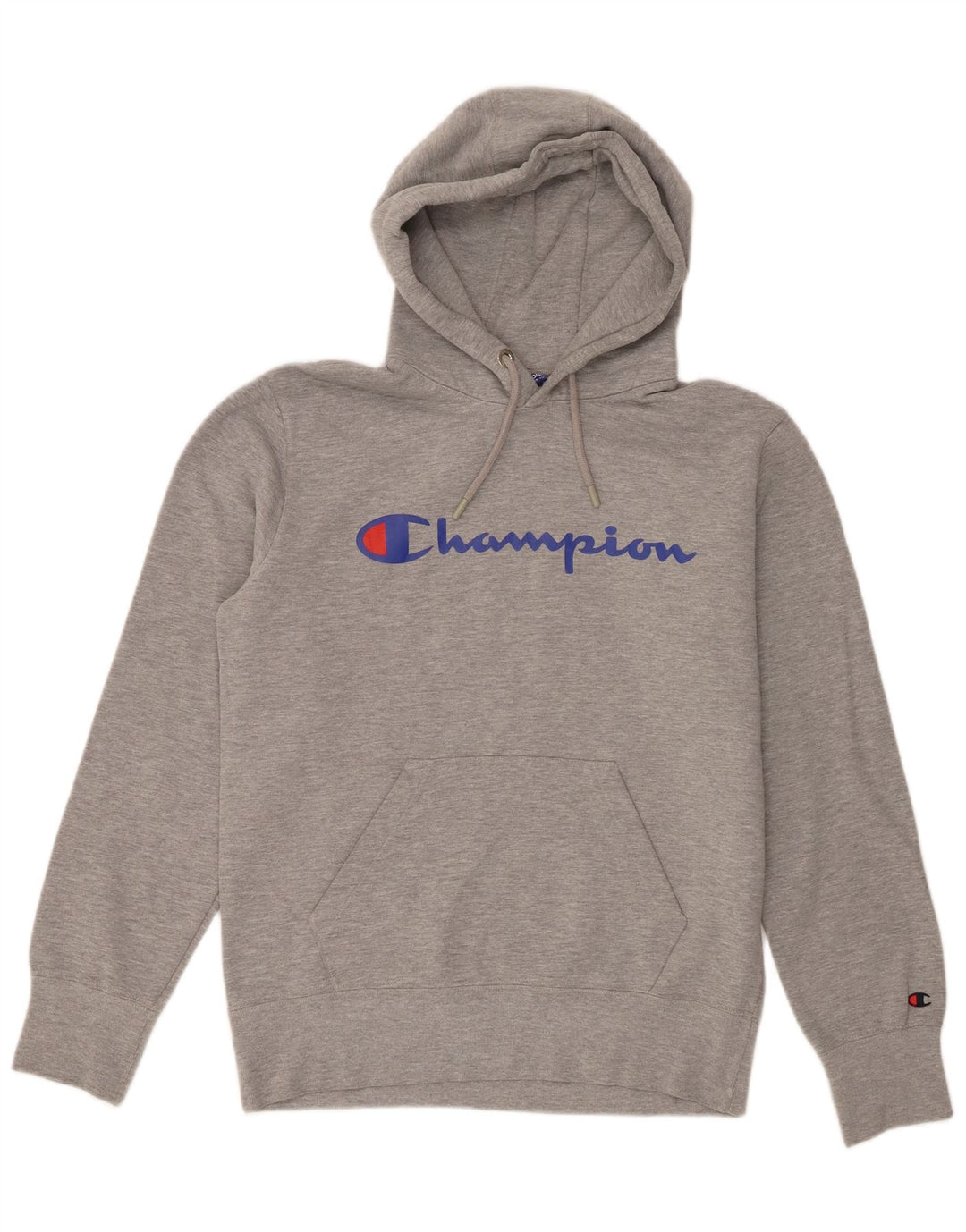 Męski sweter z kapturem Champion Graphic, średnioszary, nakrapiany
