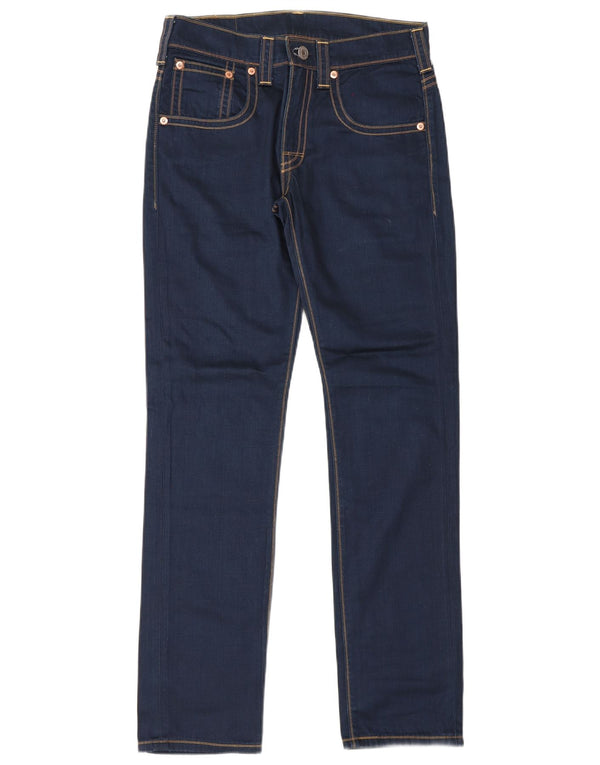 Męskie jeansy Levi's 511 Slim W32 L34 Granatowa bawełna