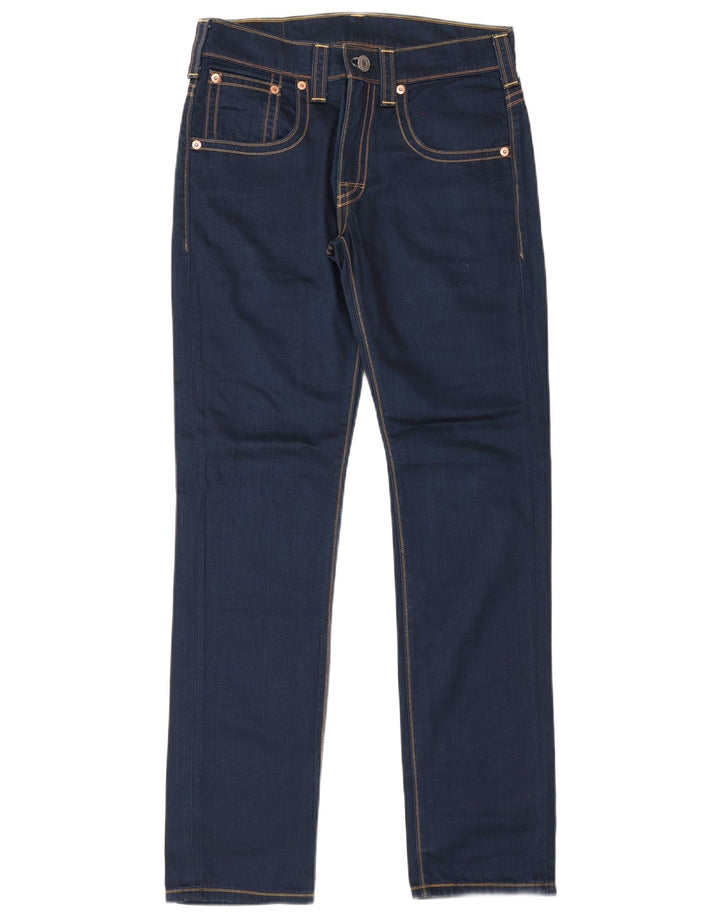 Męskie jeansy Levi's 511 Slim W32 L34 Granatowa bawełna