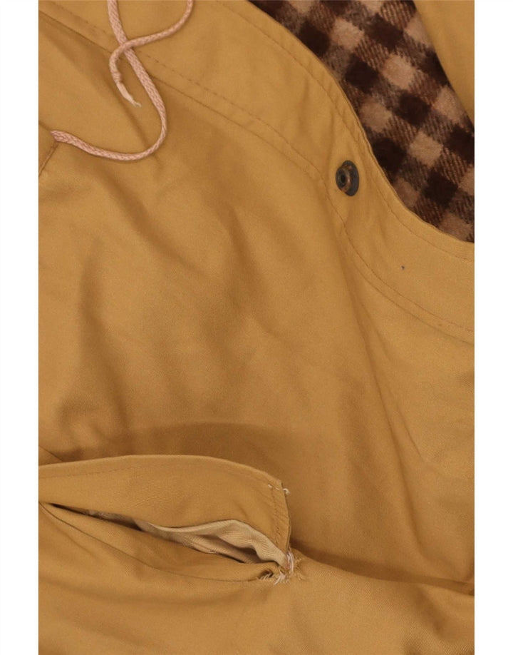 Vintage męska kurtka parka z kapturem UK 38 średni beż