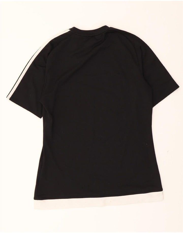 ADIDAS Mens Climalite T-Shirt Top Small Black Polyester Vintage Adidas and Second-Hand Adidas from Messina Hembry 