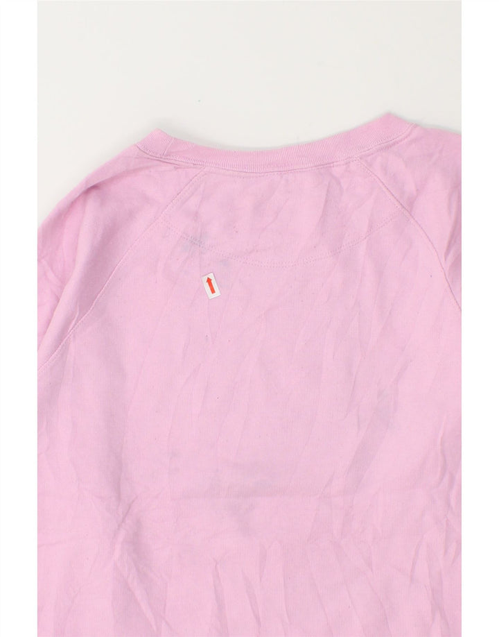 CHAMPION Womens Graphic Sweatshirt Jumper UK 10 Small Pink Vintage Champion and Second-Hand Champion from Messina Hembry 