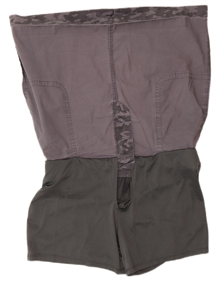 Skort damski LEE US 14 XL, szara bawełna w kamuflażu