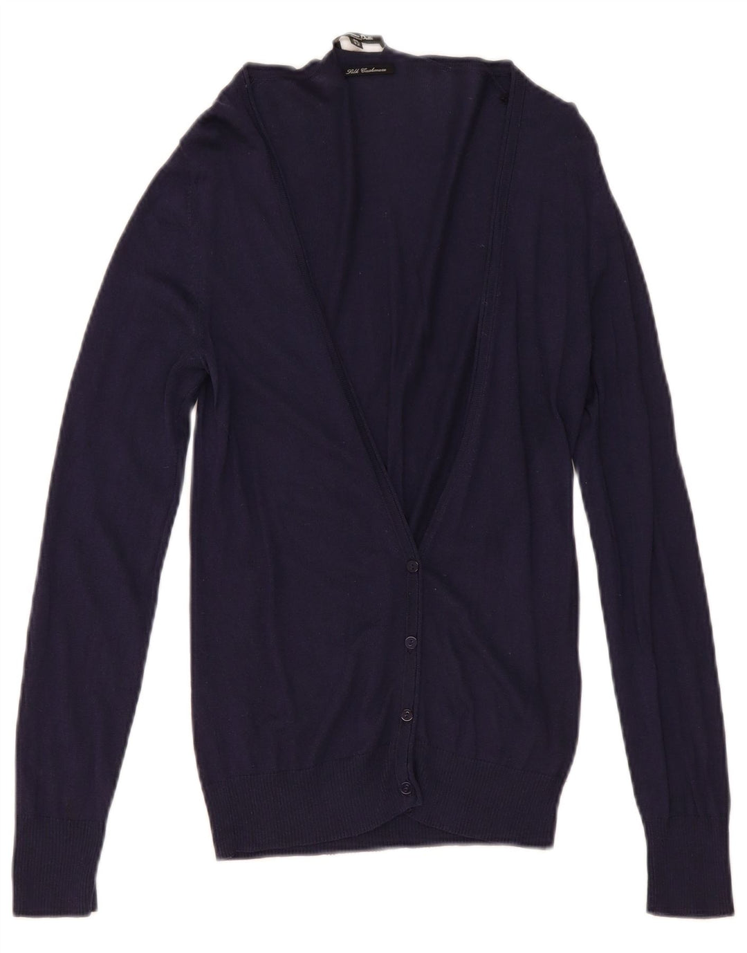 Sweter damski Massimo Dutti UK 12 Średni granatowy jedwab