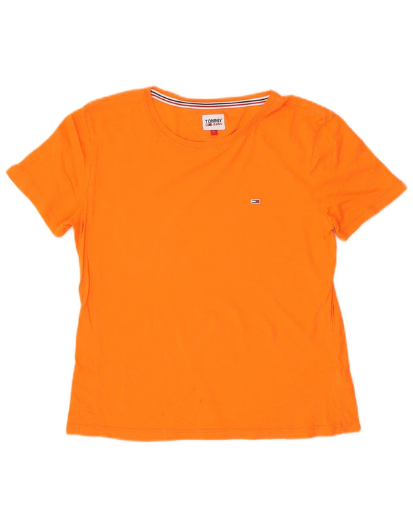 T-shirt damski Tommy Hilfiger Top UK 10 Small Orange Cotton