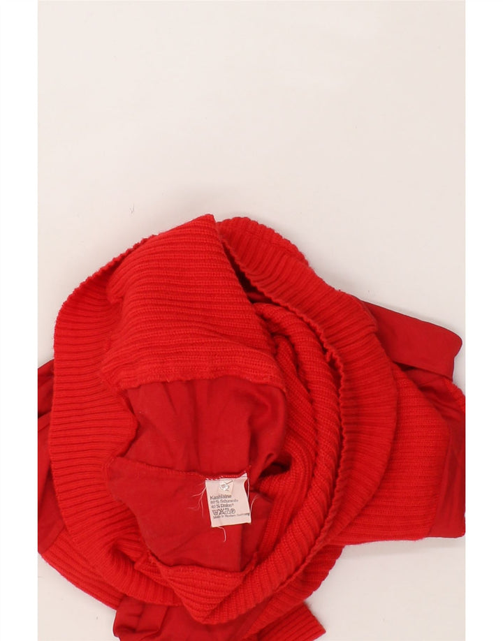 VINTAGE Womens Turtle Neck Jumper Sweater IT 42 Medium Red Wool Vintage Vintage and Second-Hand Vintage from Messina Hembry 