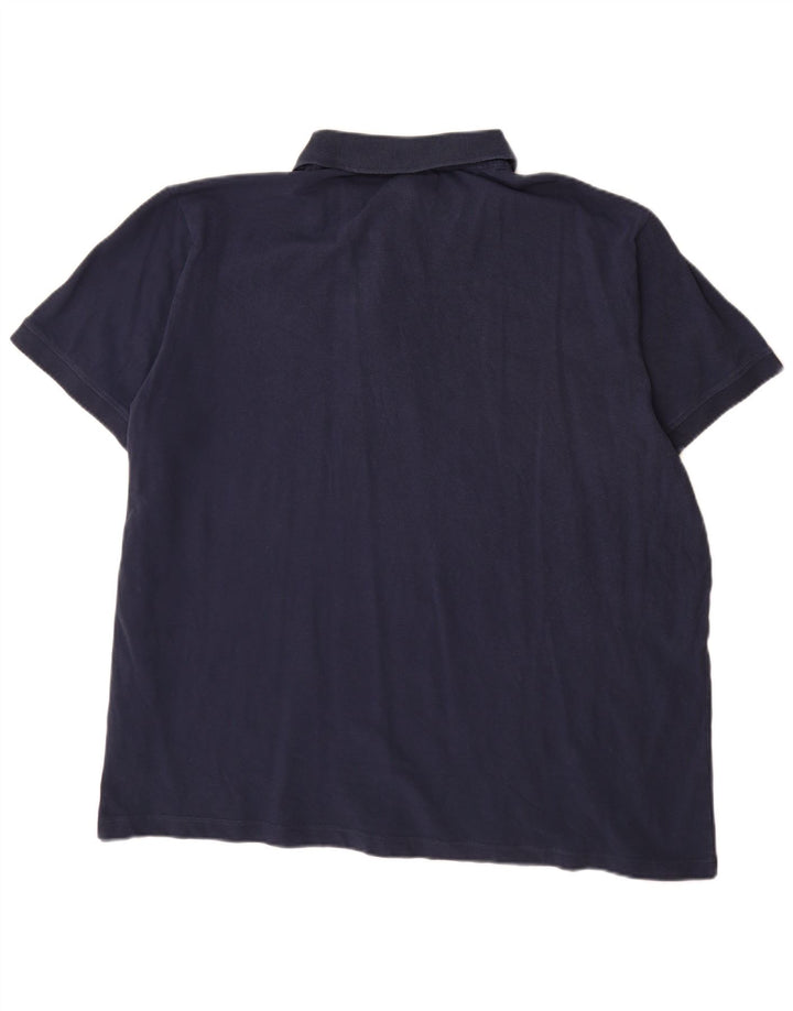 Męska koszulka polo Kappa 3XL, granatowa, bawełniana