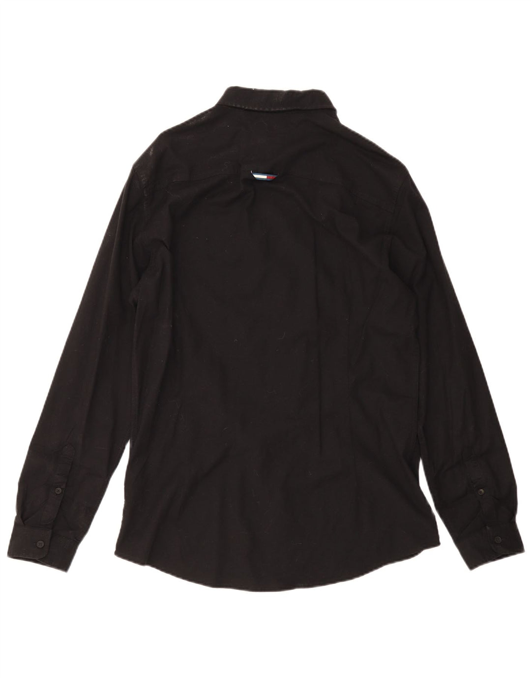 Męska koszula slim fit Tommy Hilfiger, duża, czarna, bawełniana