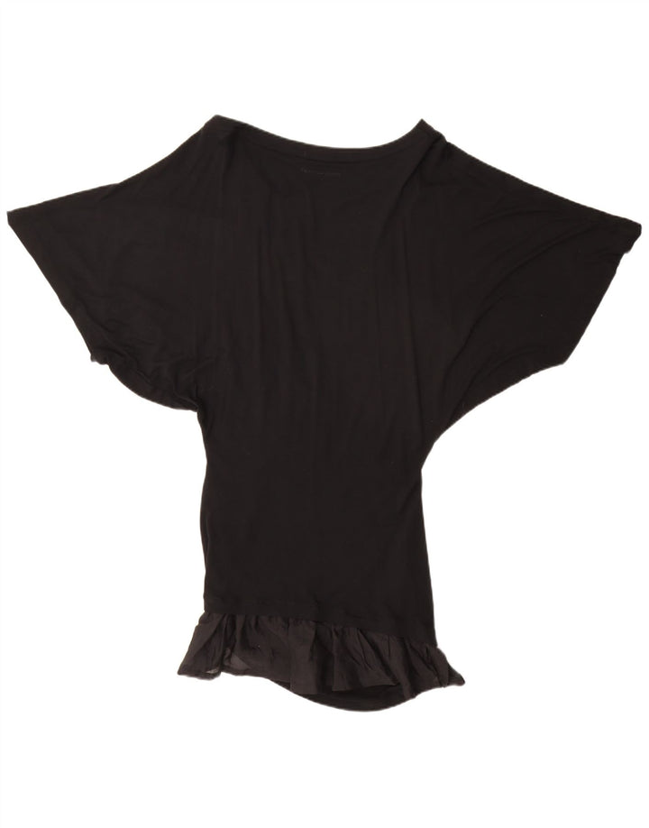 Damska tunika Versace Batwing IT 48 XL Czarna wiskoza