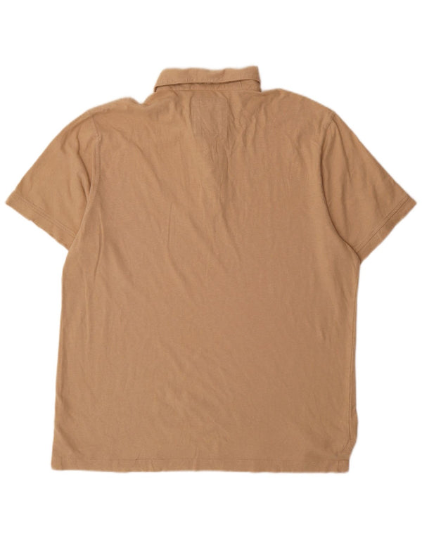 Męska koszulka polo Crew Clothing XL, beżowa, bawełniana