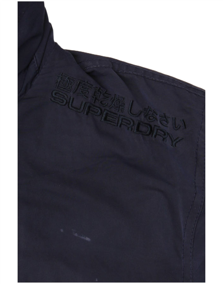 Męska kurtka bomber Superdry UK 40, duża granatowa, poliester