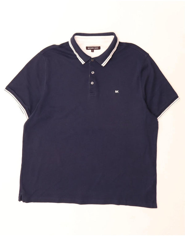 Męska koszulka polo Michael Kors Regular XL, granatowa, bawełniana