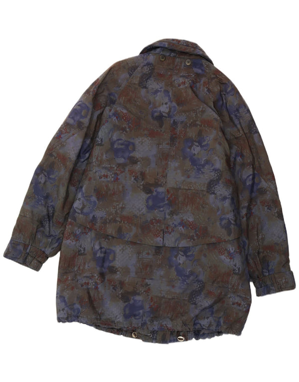 YOUR SIXTH SENSE Damski płaszcz wiatrówka UK 12 Średni wielobarwny kwiatowy