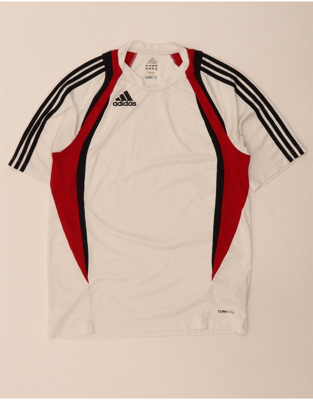 T-shirt męski ADIDAS Clima 365 Top UK 40/42 Średni biały blok kolorów
