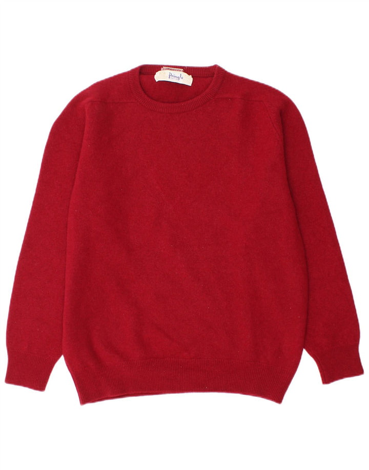 Męski sweter z okrągłym dekoltem Pringle IT 44 XS czerwony