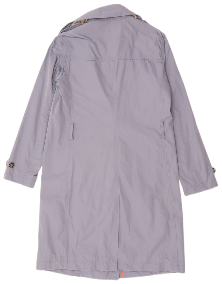 Damski trencz oversize Benetton UK 10, mały, niebieski, poliester