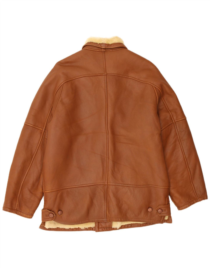 Vintage damska kurtka Shearling IT 50 Large Brown Shearling