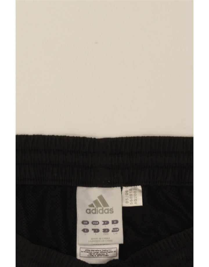 Męskie spodenki sportowe Adidas, duże, czarne, poliestrowe