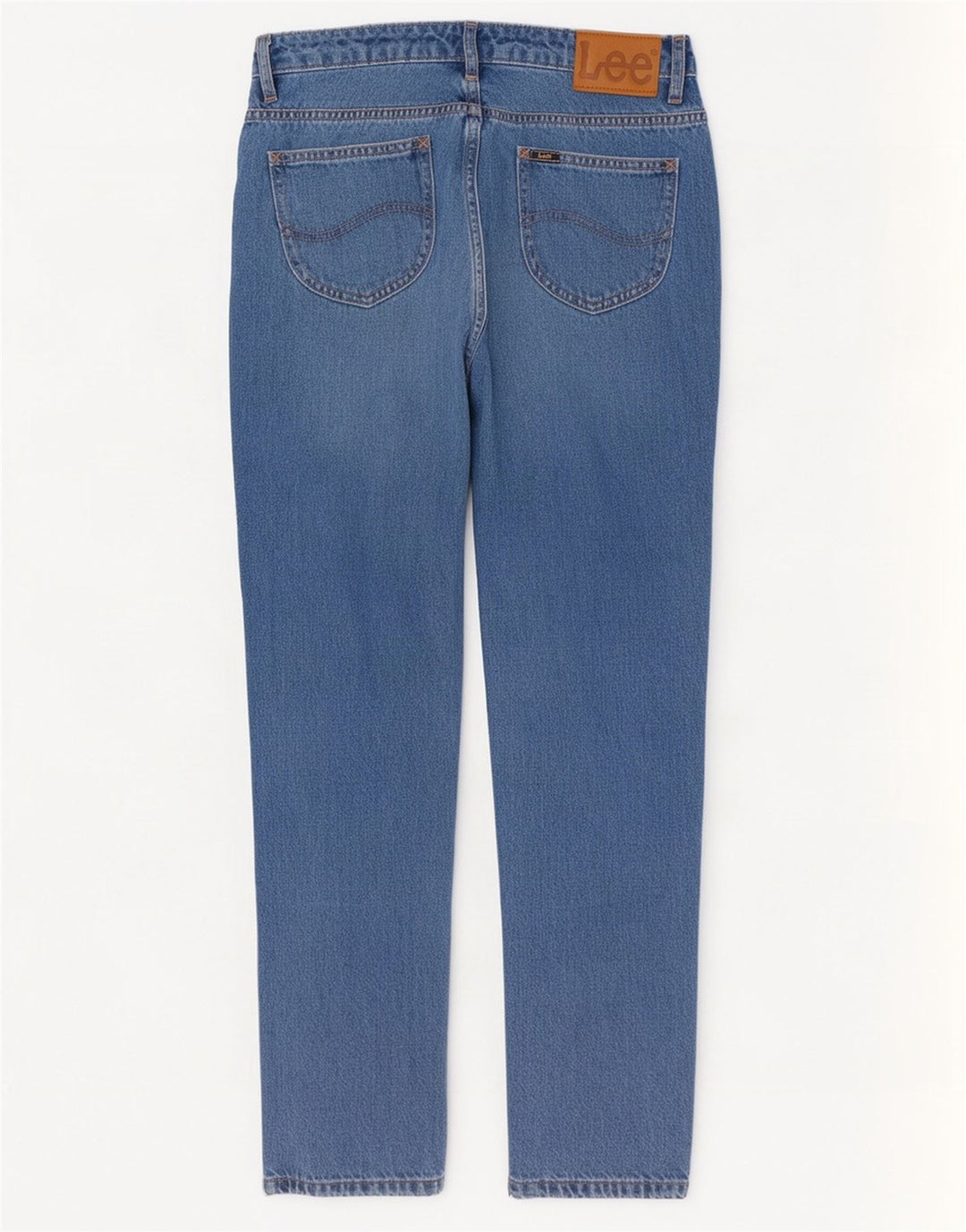 Damskie jeansy Lee Tapered W27 L29 Niebieskie bawełniane
