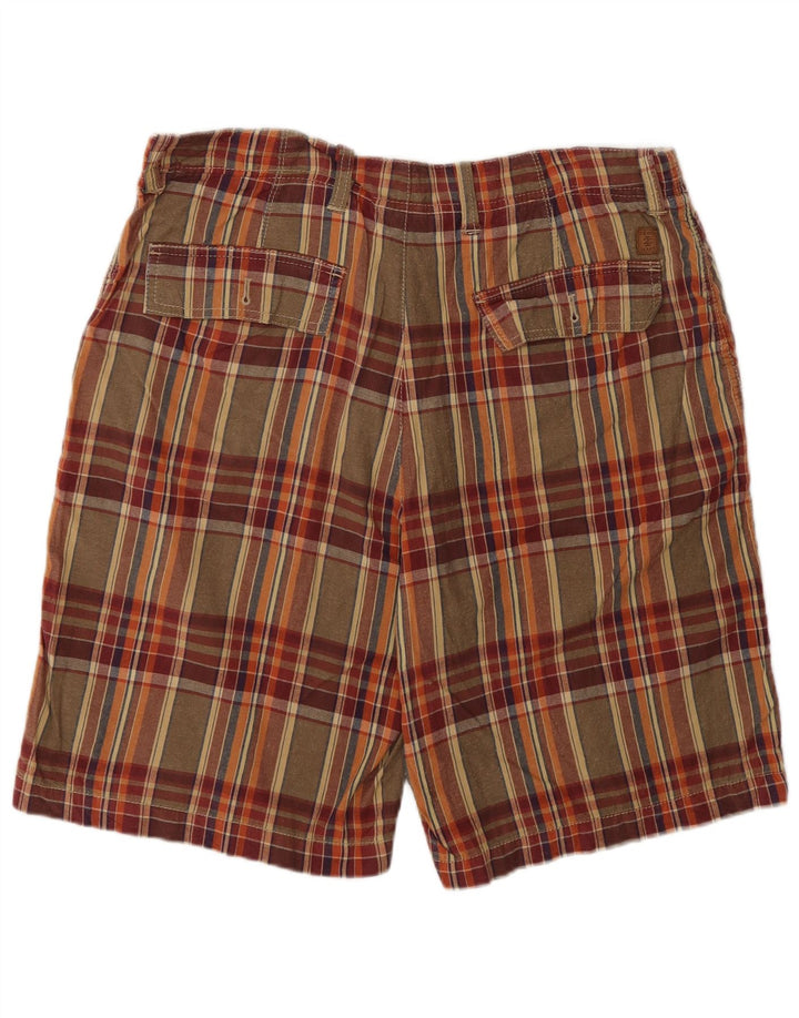 Izod Męskie spodenki chino duże W34 wielobarwna krata