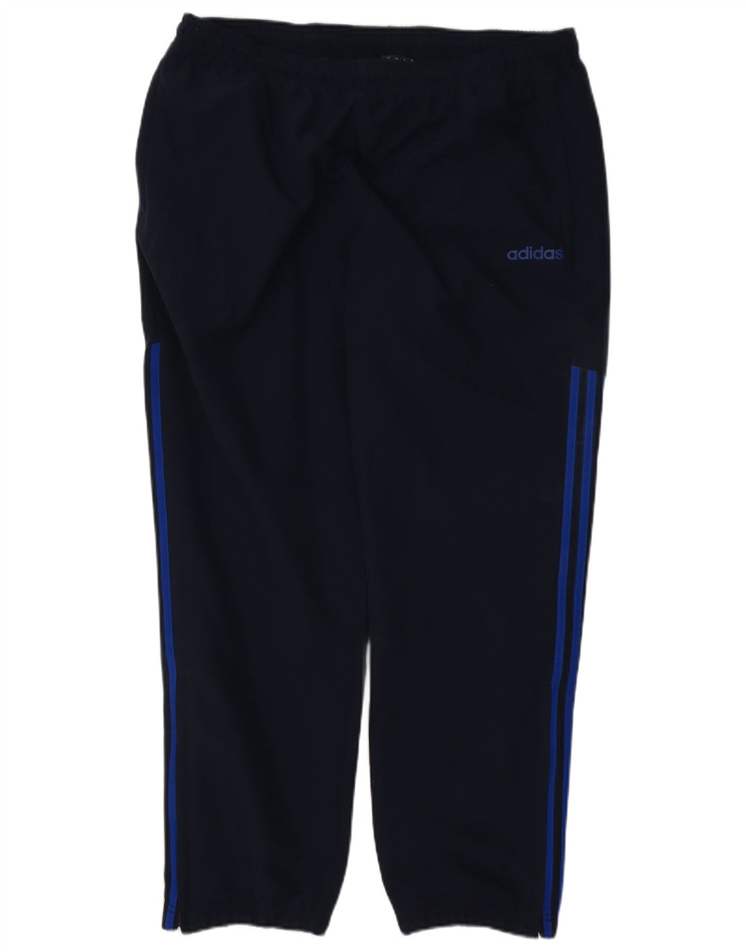 Męskie spodnie dresowe Adidas XL granatowe, poliestrowe