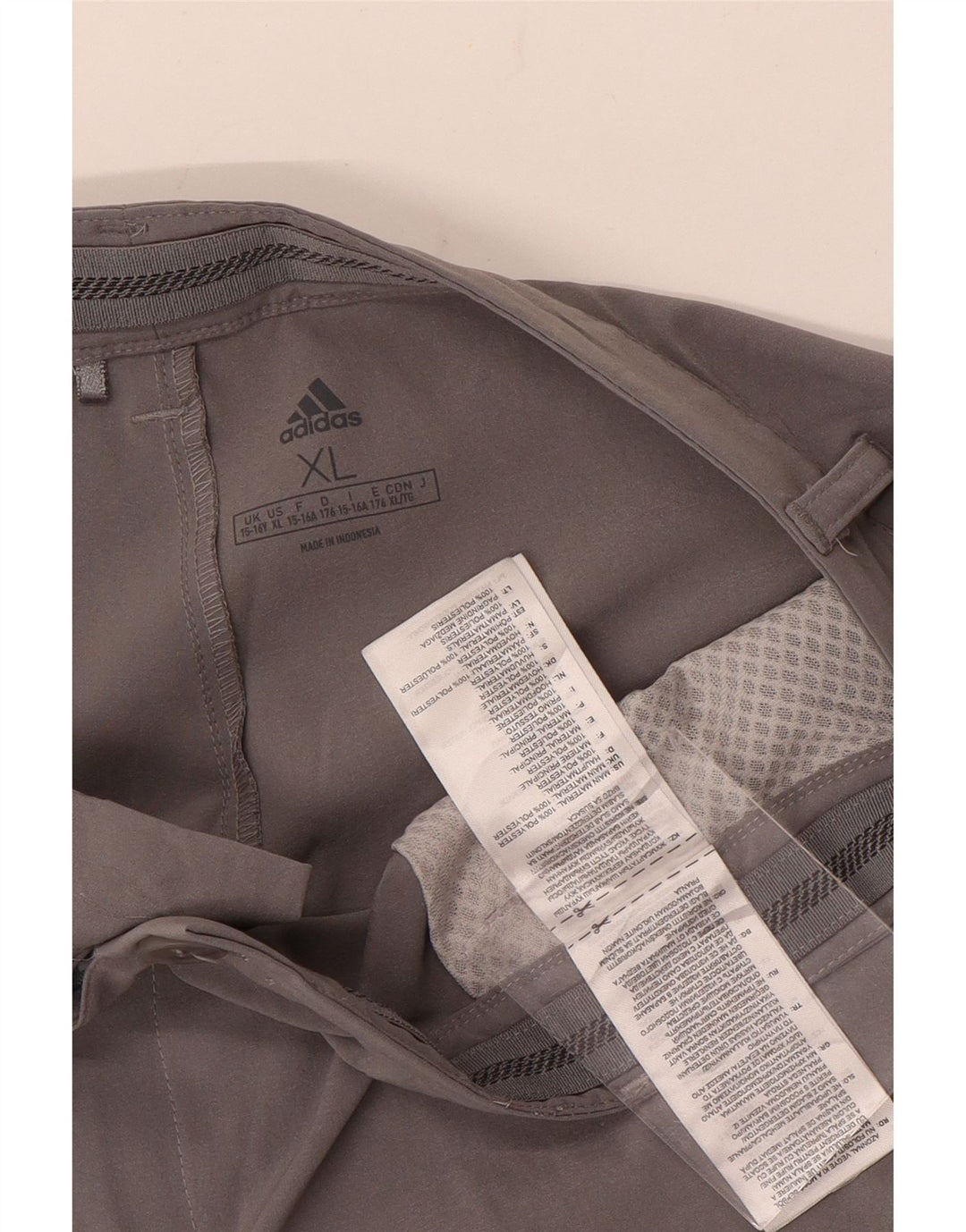 Spodenki chłopięce Adidas Chino 15-16 lat XL, duże szare