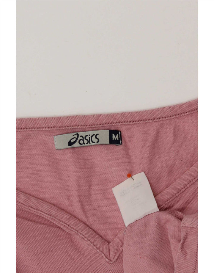Damski top Asics z rękawem 3/4, UK 12, średni różowy, bawełniany