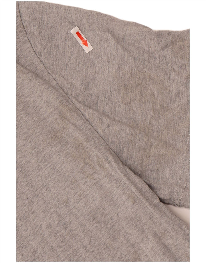 Męska koszulka z grafiką o regularnym kroju Tommy Hilfiger, średnia szara bawełna