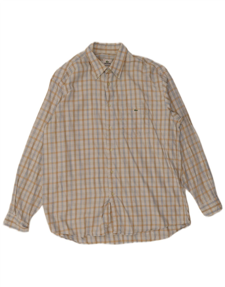 Koszula męska Lacoste rozmiar 44 XL w białą kratkę