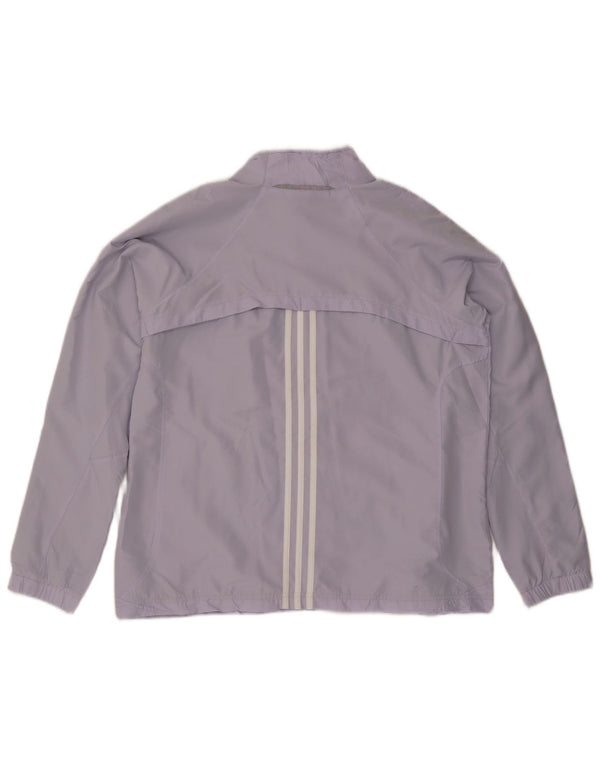Damska kurtka dresowa ADIDAS UK 22 3XL Fioletowy poliester