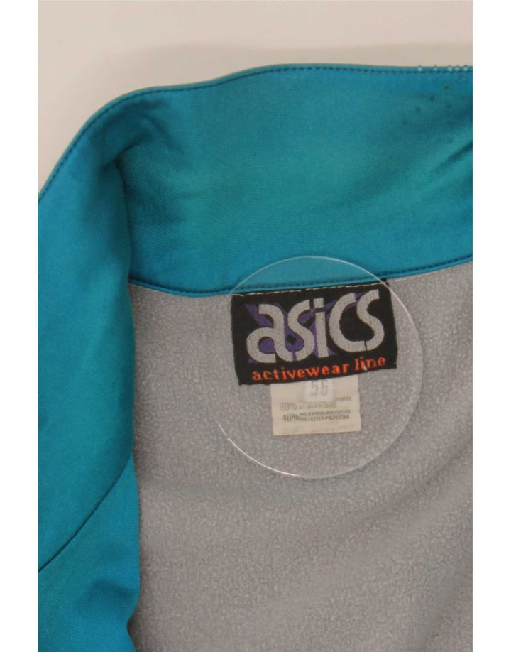 Męska kurtka dresowa Asics IT 56 XL Czarny poliamid z blokami kolorów