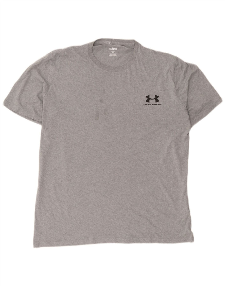 Męska koszulka t-shirt Under Armour XL, szara, nakrapiana bawełna
